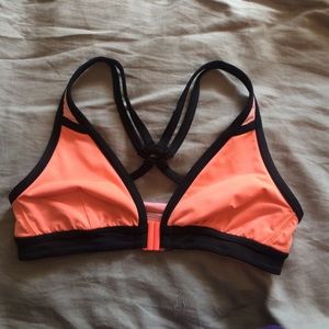 Coral lululemon sports bra