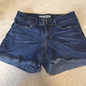 Denim shorts