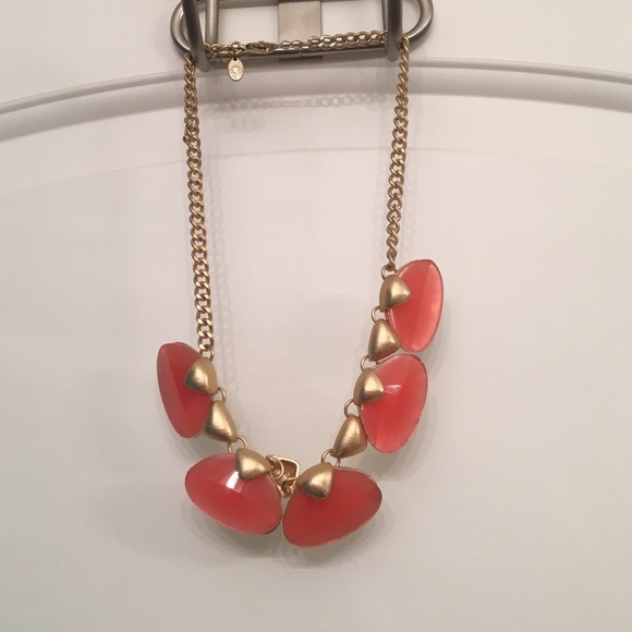 Coral gold necklace