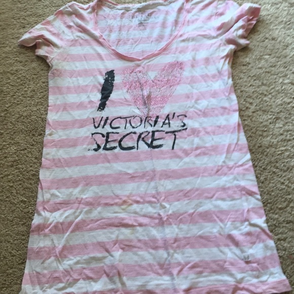 Pink Victoria Secret t-shirt