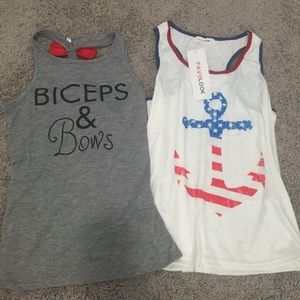 Two workout tanks! Never worn!