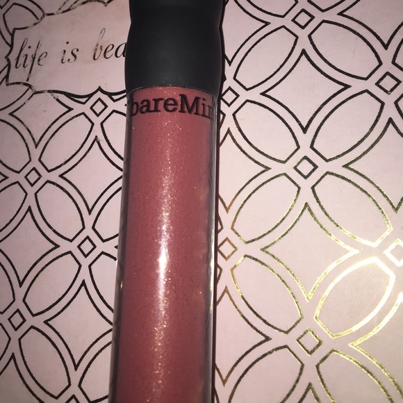 BareMinerals light maroon lip gloss