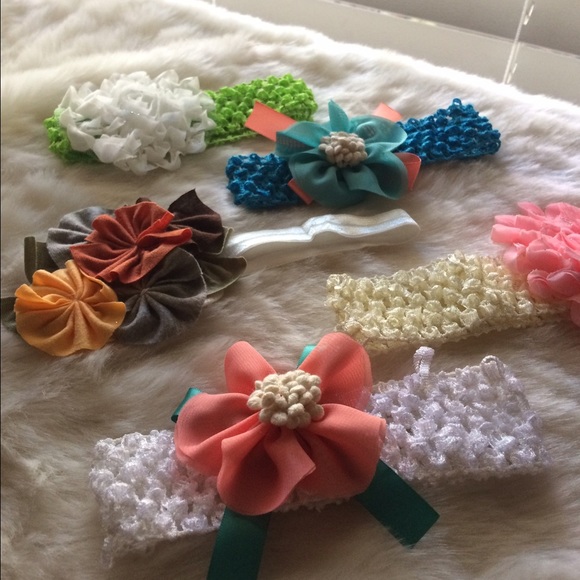 Kids / babies headbands bundle 5ct