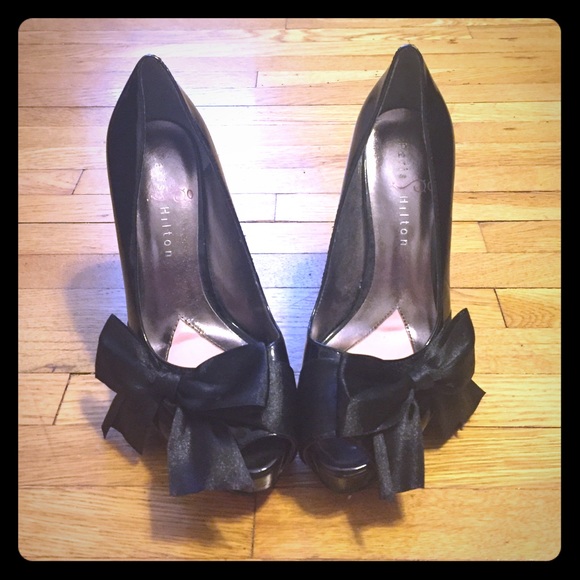 Paris Hilton High Heels with Bow