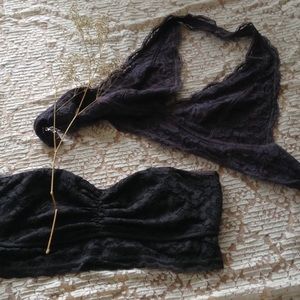 slate grey bralettes