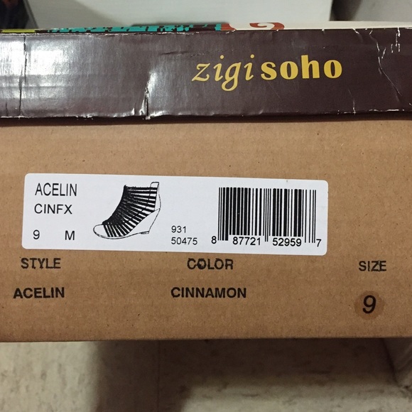 Cinnamon color wedges - Picture 3 of 3