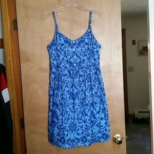 Blue Floral Dress
