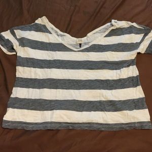 Fall of the shoulder top.