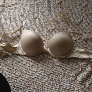 Satin nude Aerie bra