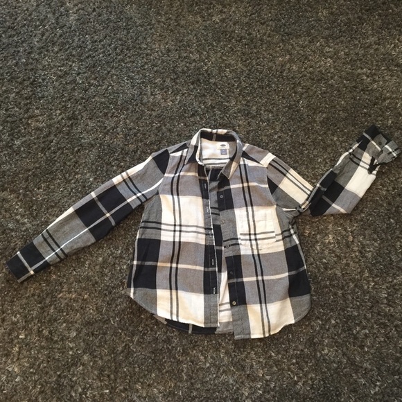 Black & grey flannel