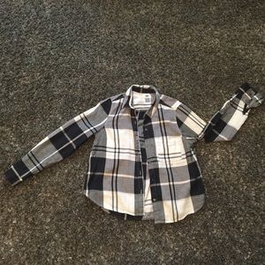 Black & grey flannel