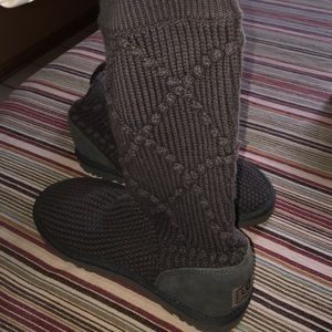 Knit ugg boots