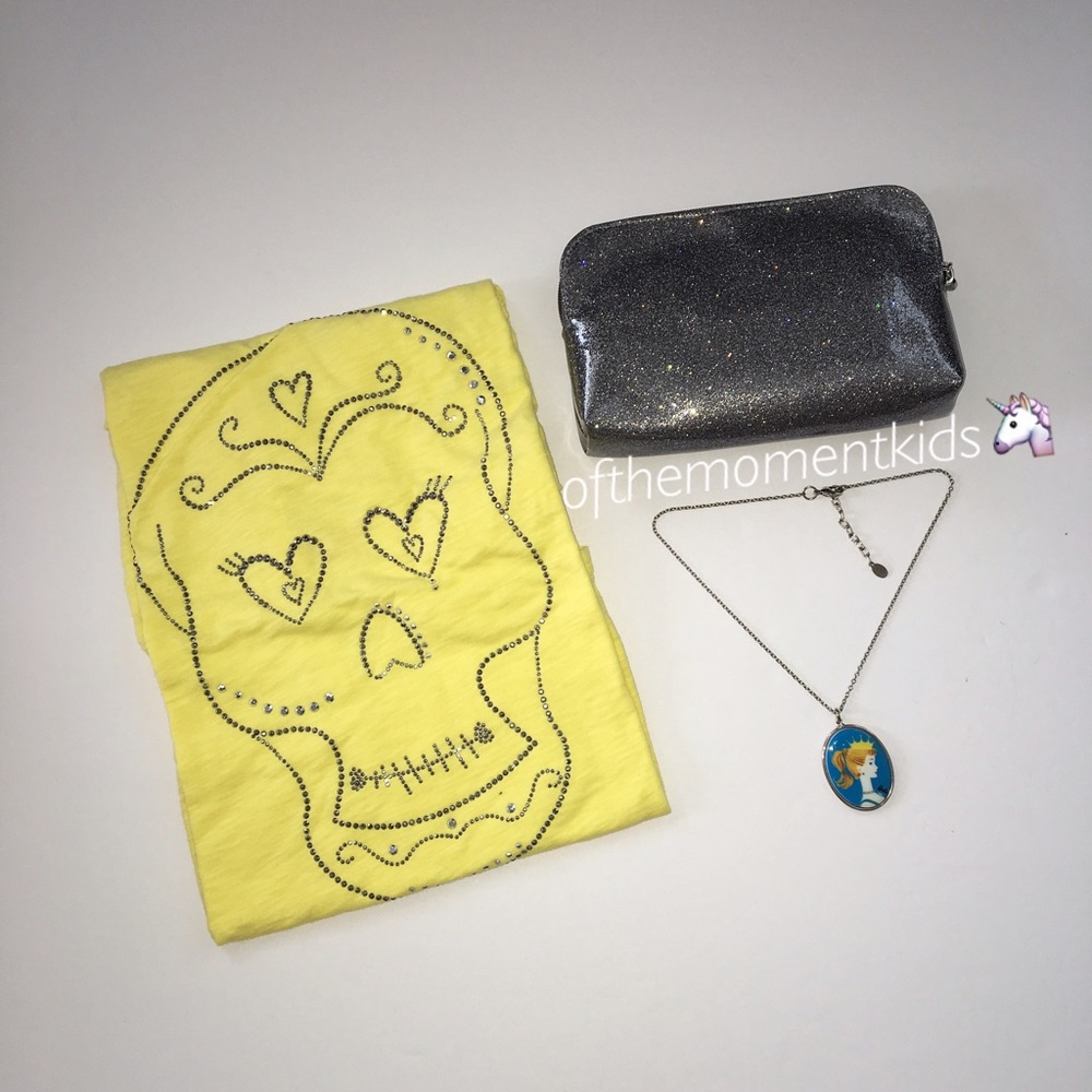 💀 me.n.u Crystal Sugar Skull Tee