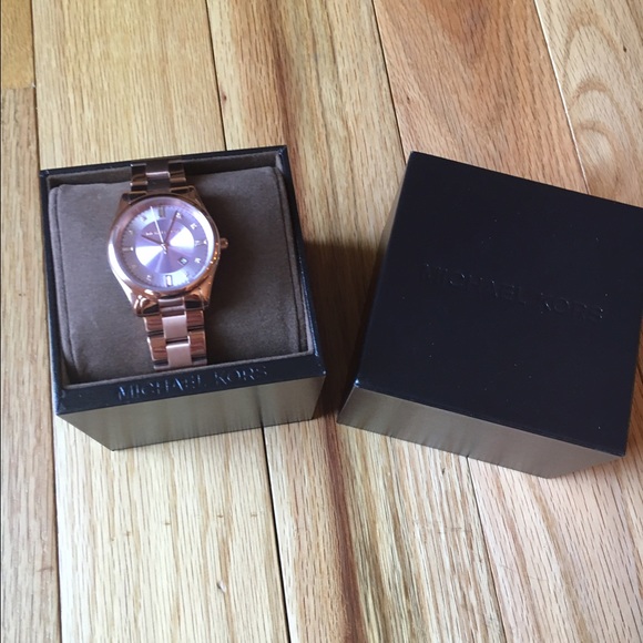 🎀NEW🎀Michael Kors Collette Rosegold Watch - Picture 2 of 4