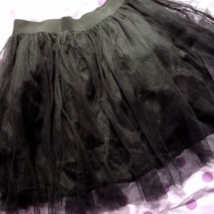 🔸FINAL PRICE🔸Black Tulle Skater Skirt