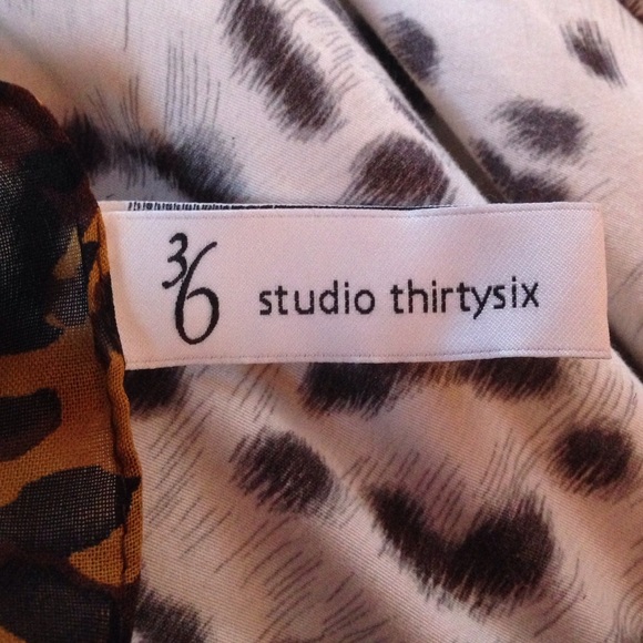 Leopard scarf. - Picture 3 of 3