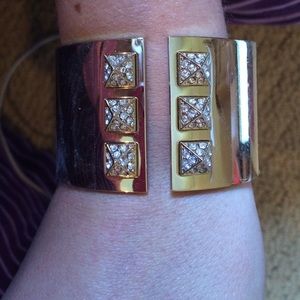 Victoria Secret gold cuff bracelet
