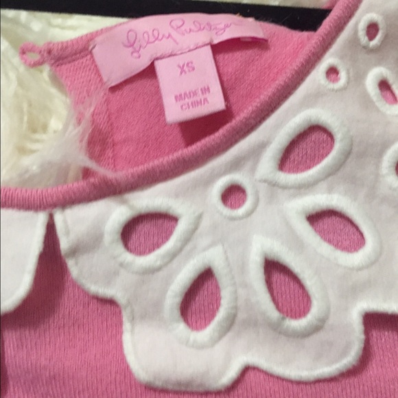 Lily Pulitzer pink cami/short sleeved top - Picture 2 of 3