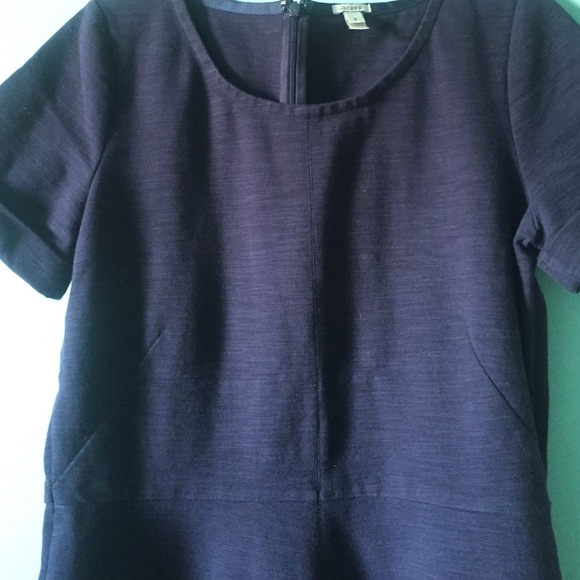 JCrew Navy Blue Dress - Picture 3 of 4