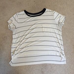 Black and white striped shirt