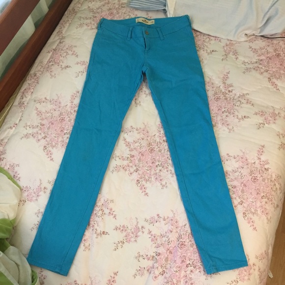 Super Skinny Sky Blue Hollister Pants