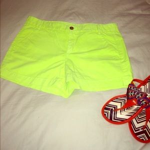Lime Green Shorts by Gap