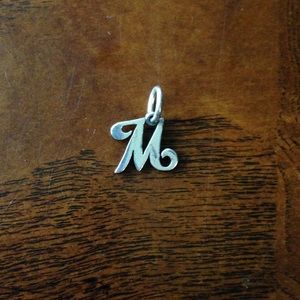 James Avery Script Initial "M" Charm