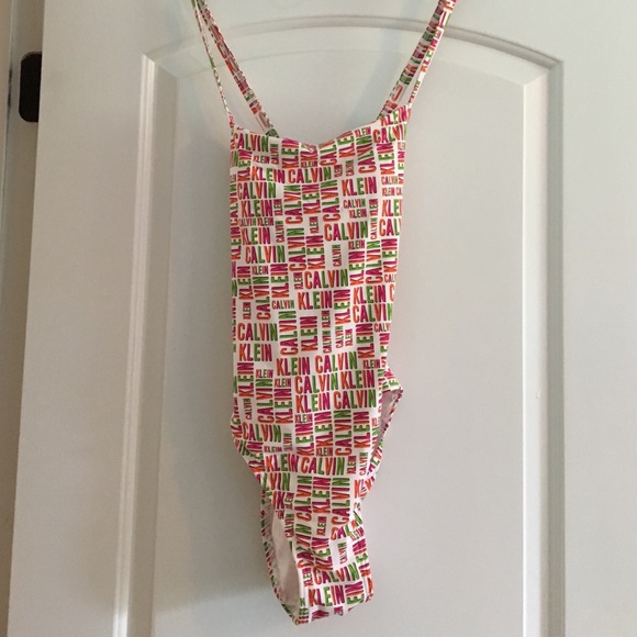 Calvin Klein Printed Swimsuit