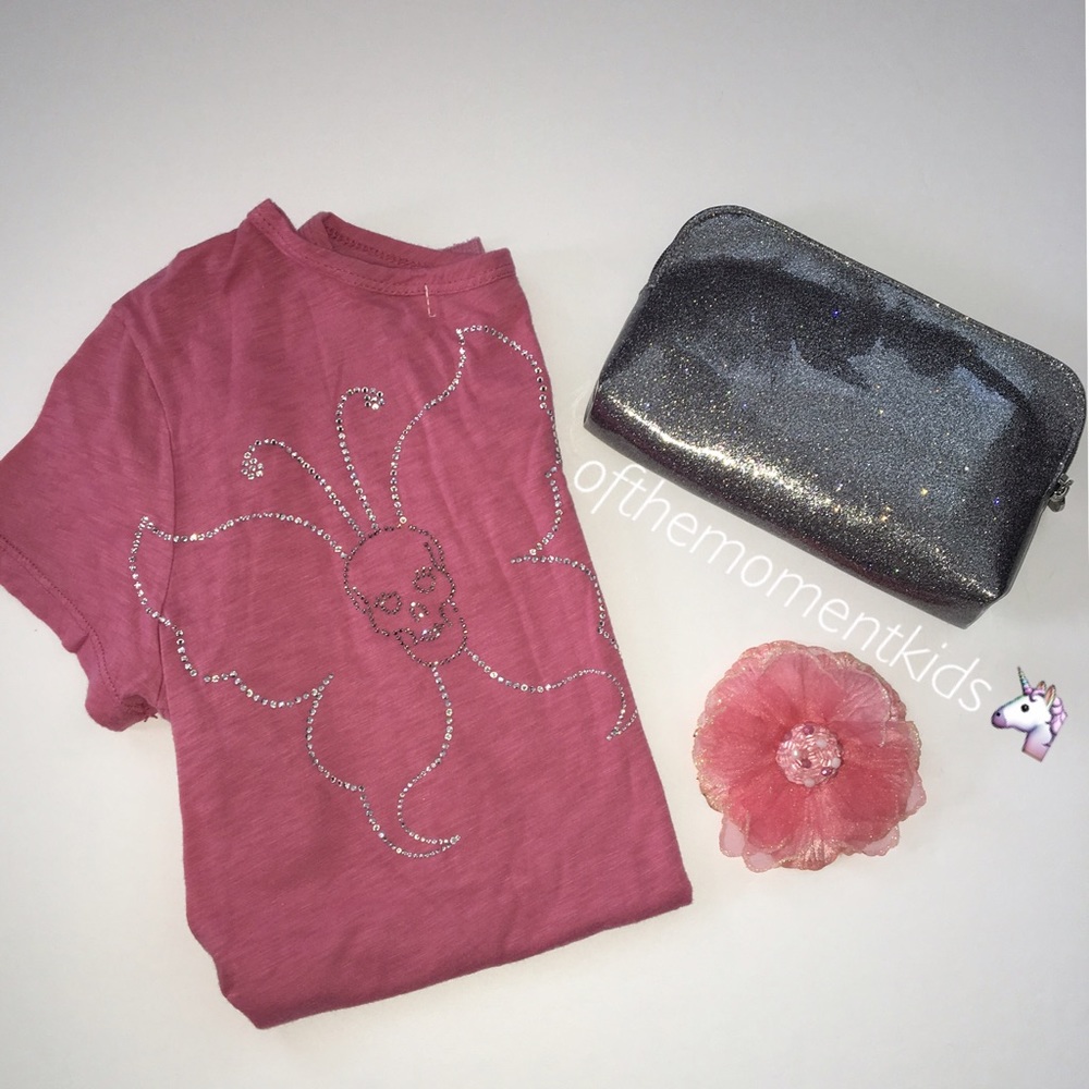 🐛 me.n.u Crystal Butterfly Skull Tee