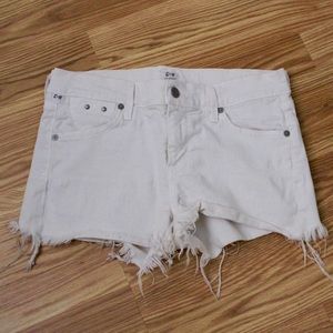 Citizens of Humanity white shorts!!