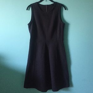 JCrew Zippered Back Sleeveless Black Dress