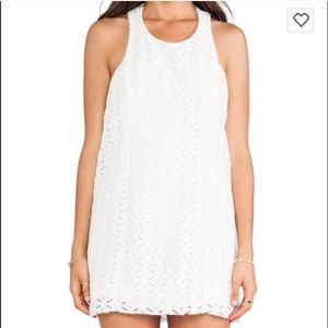 SMYM White Floral Lace Mini
