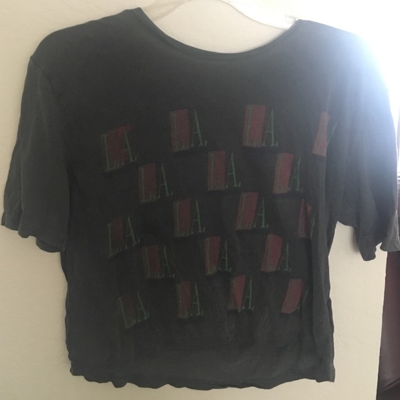 Brandy Melville LA patterned top