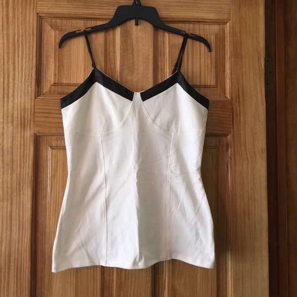White and green Express camis