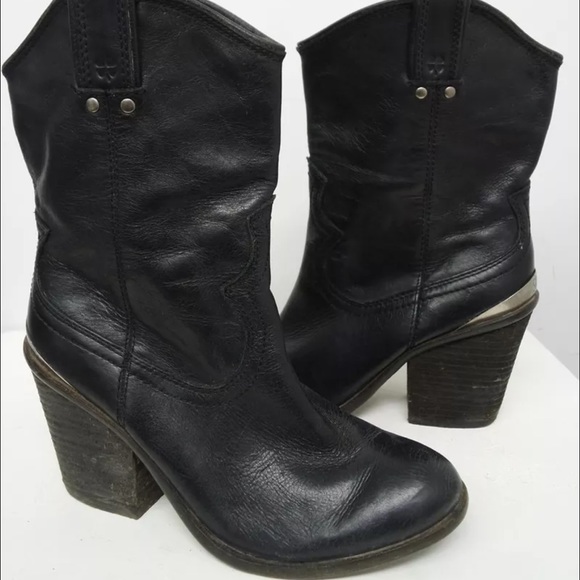 Lucky Brand Short Leather Boot