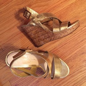 Jessica Simpson wedge sandals,Size 7.5M(37.5 Euro)