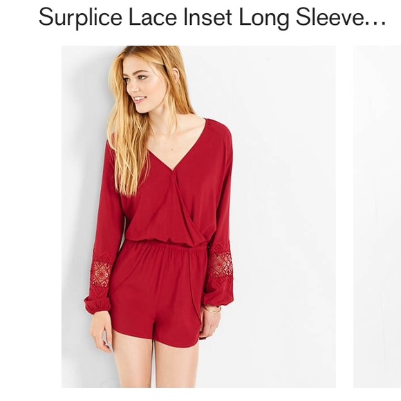 Express red romper