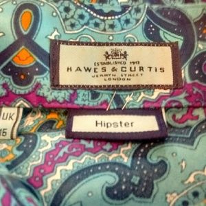 Paisley button up dress shirt