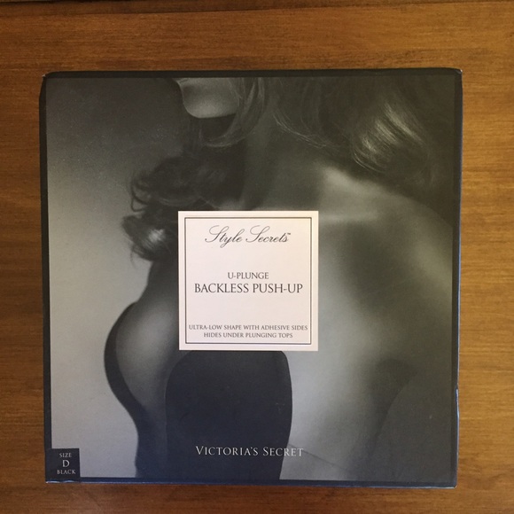 Adhesive U-Plunge Backless Push-up bra by VS (D)