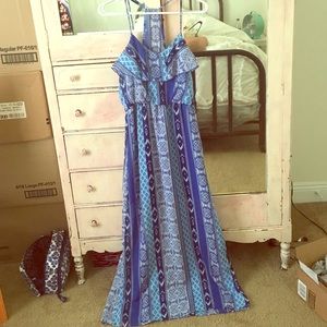 Variety blue, maxi dress