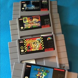 Snes Game Cartridges