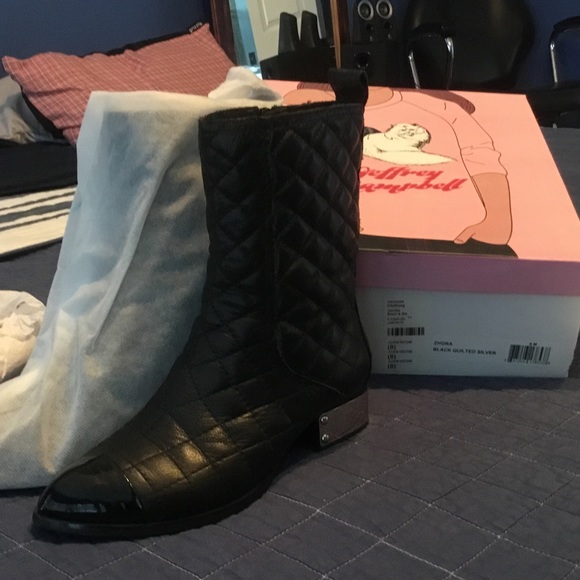 Jeffrey Campell Zhorra Quilted Boots 8 - Picture 2 of 4