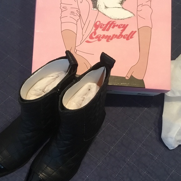 Jeffrey Campell Zhorra Quilted Boots 8 - Picture 4 of 4