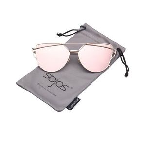Rose gold sojos cat eye glasses!