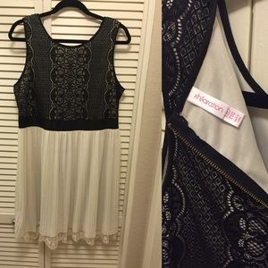 Black and White Lace Dress❤️