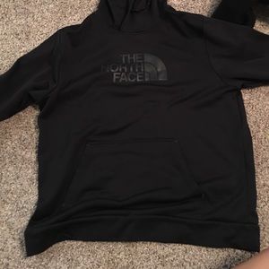 men's black north face hoodie