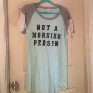 Not a morning person big night shirt