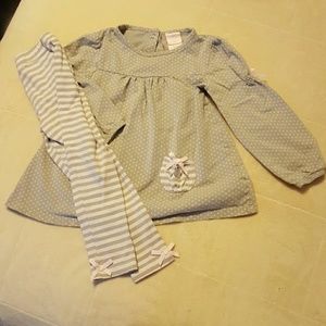 Toddler girl shirt and legging set