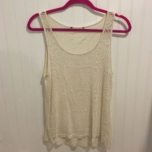 Crochet front tank