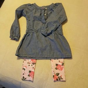 Matching toddler outfit